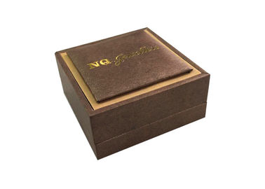جعبه هدیه جعبه تزئینی طلایی مهر و موم جعبه گردنبند جعبه فوم مواد مخملی