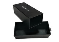 جعبه کاغذ لمینیت سیاه جعبه اسلاید، چاپ حرفه ای کشویی کشویی جعبه هدیه تامین کننده