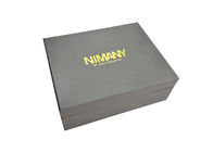 جعبه مقوایی خاکستری 1200gsm جعبه جعبه شکل مربع جعبه بسته بندی جواهرات بسته بندی شده تامین کننده
