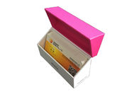 جعبه هدیه جعبه بسته بندی جعبه بسته بندی شده با رنگ صورتی تامین کننده