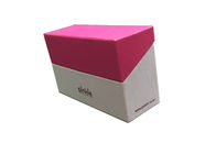 جعبه هدیه جعبه بسته بندی جعبه بسته بندی شده با رنگ صورتی تامین کننده