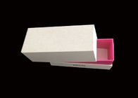 مربع شکل بسته بندی جعبه های هدیه دوست داشتنی لمینیت براق برای کارت کسب و کار تامین کننده