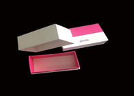 مربع شکل بسته بندی جعبه های هدیه دوست داشتنی لمینیت براق برای کارت کسب و کار تامین کننده