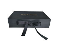 جعبه فویل طلایی جعبه تاشو بسته بندی مات سیاه برای لباس زیر زنانه تامین کننده