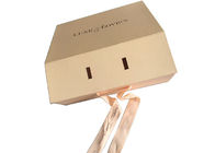 جعبه های هدیه تاشو بر روی پارچه رنگی مگنت نوار برای لباس عروسی تامین کننده