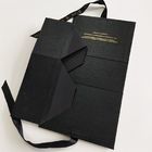 طراحی تزئینی جعبه هدیه تاشو شکل سیاه و سفید با روبان زیبا تامین کننده