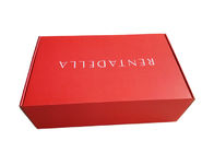 جعبه هدیه لوکس قرمز، جعبه بسته بندی راه راه برای کلاه / دکوراسیون بسته بندی تامین کننده