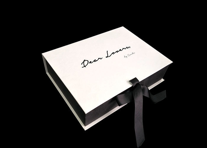 جعبه بسته بندی مغناطیسی CMYK رنگ سفید جعبه دست ساز عروسی قوی تامین کننده