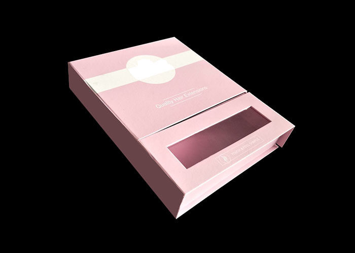 جعبه کارت هدیه بسته بندی مغناطیسی پین با دو interlayers و یک پنجره پاک کردن تامین کننده