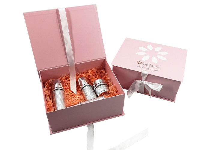 جعبه های هدیه جعبه های آرایشی جعبه های بسته بندی پین بسته های روبان برای مراقبت از پوست تامین کننده