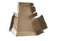 پوشش لمینیت کاغذ قهوه ای جعبه قابل انعطاف، جعبه جعبه قهوه ای پیچ خورده تامین کننده
